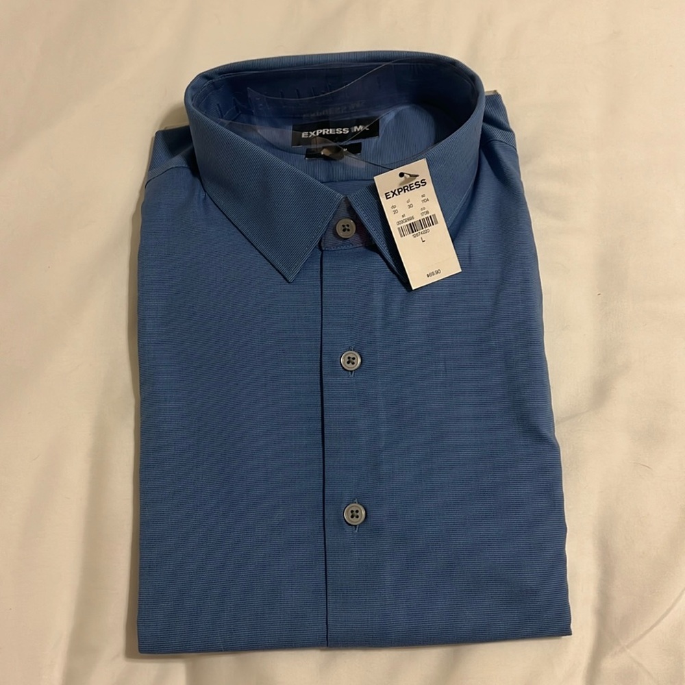 NWT Express Men’s Dress Shirt Large